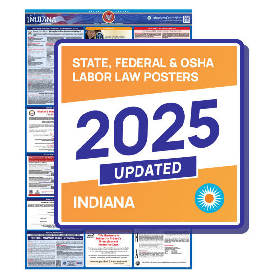 Indiana & Federal Labor Law Poster