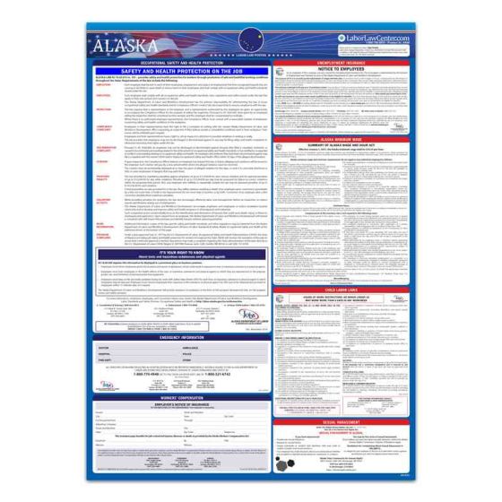 Alaska State Labor Law Poster