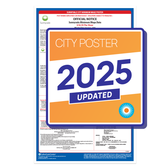 Sunnyvale City Labor Law Poster