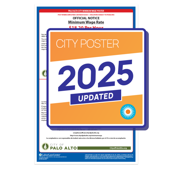 Palo Alto Labor Law Poster