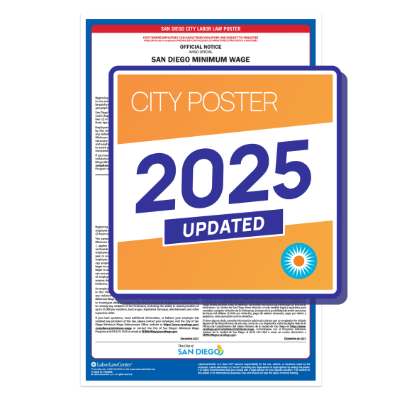 San Diego Labor Law Poster