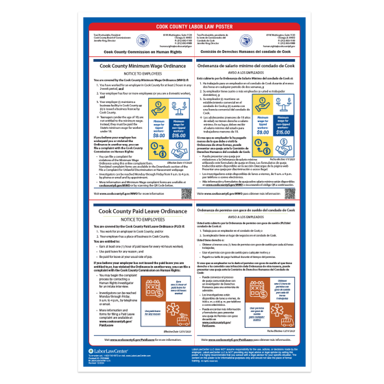 Cook County Labor Law Poster