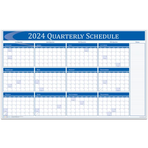 Quarterly Wall Calendar