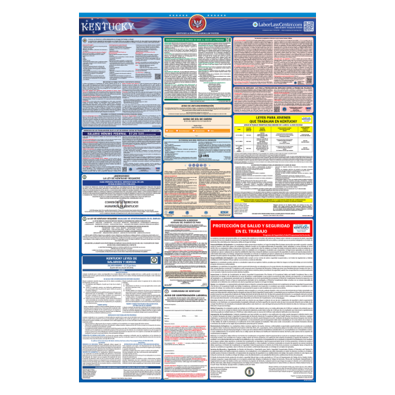 Kentucky & Federal Labor Law Posters - Spanish