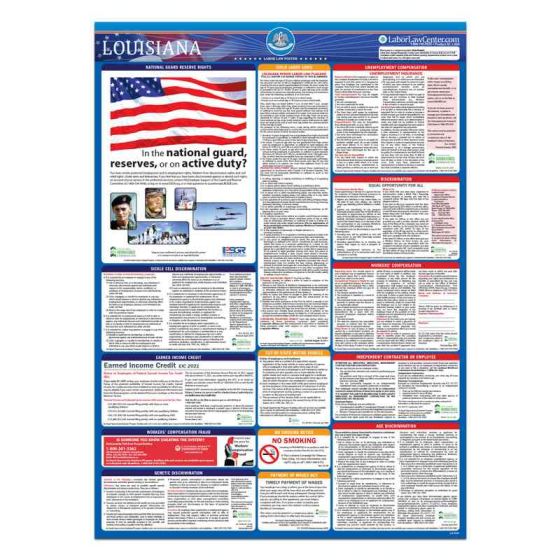 Louisiana State Labor Law Poster