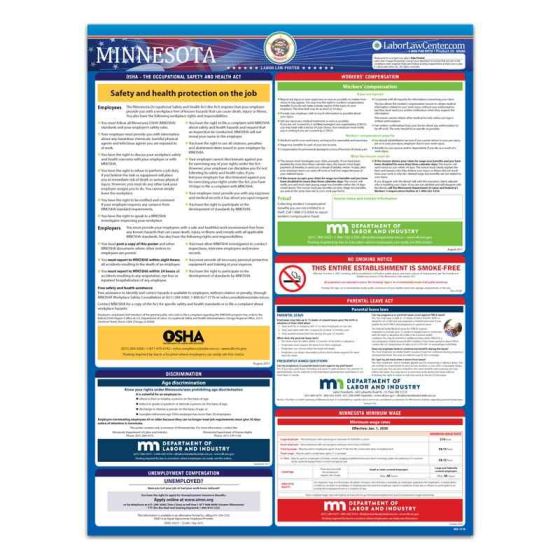 Minnesota State Labor Law Poster