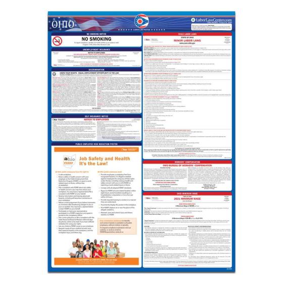 Ohio State Labor Law Poster