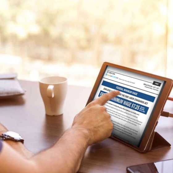 Texas Digital Labor Law Poster
