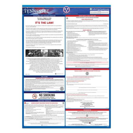 Tennessee State Labor Law Poster