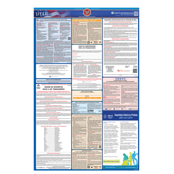 Utah & Federal Labor Law Posters - Spanish