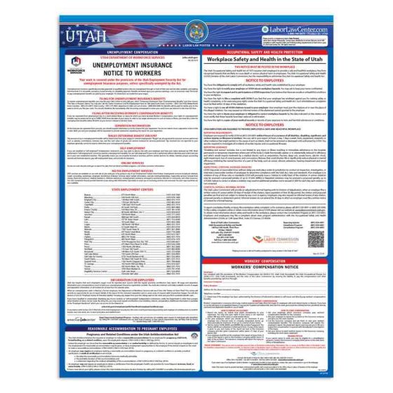 Utah State Labor Law Poster