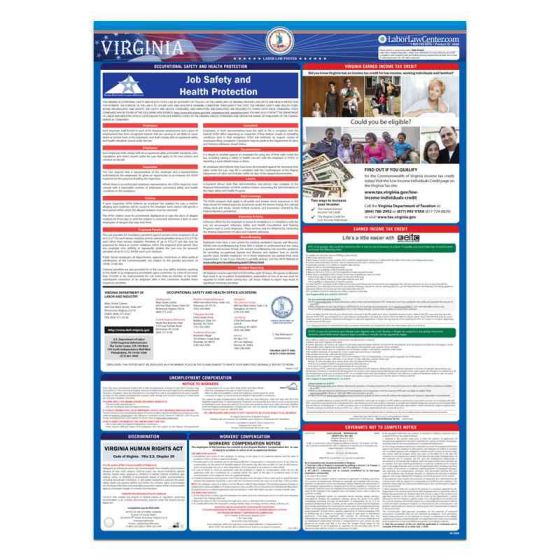 Virginia State Labor Law Poster