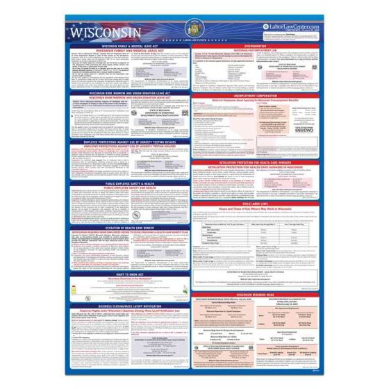 Wisconsin State Labor Law Poster